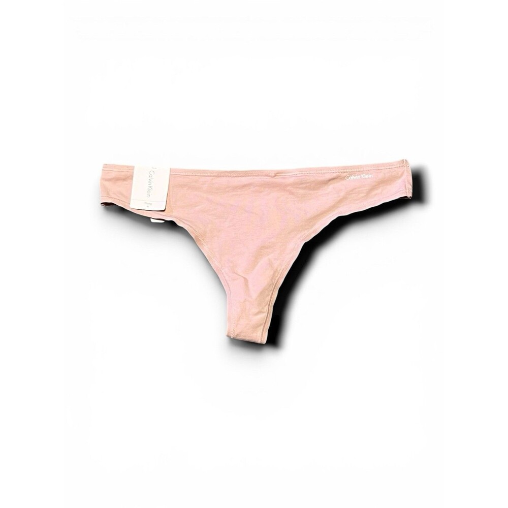Calvin Klein Womens Form Cotton Thong - Med